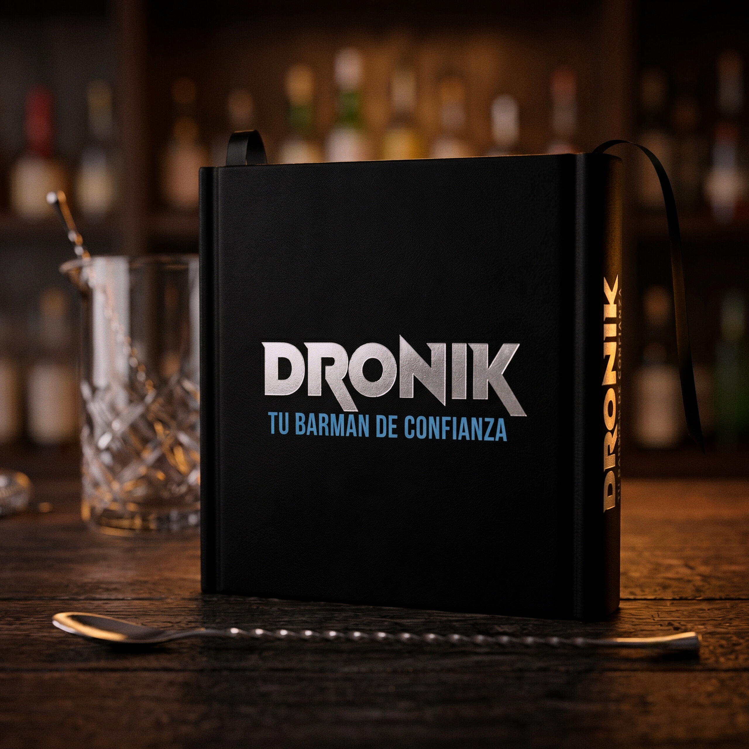 Menú de cócteles DRONIK